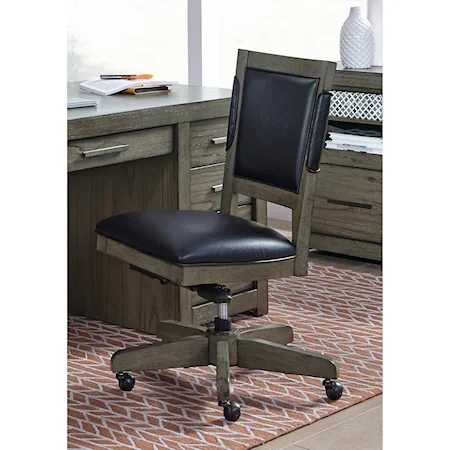 Office Chair with Gas Lift Seat and Knee Tilt Mechanism